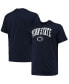 Фото #1 товара Men's Navy Penn State Nittany Lions Big and Tall Arch Over Wordmark T-shirt
