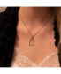 Dainty Stained Glass Necklace Antique Gold