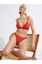 Фото #3 товара Плавки Koton Orange Striped Bikini Bottom