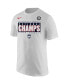 ფოტო #2 პროდუქტის White UConn Huskies 2023 NCAA Men's Basketball National Champions Pebble T-shirt