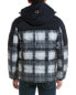 Point Zero Quilted Big Check Print Puffer Jacket Men's