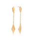 ფოტო #1 პროდუქტის 18k Gold Plated Kite Drop Earrings