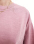 Фото #3 товара ASOS DESIGN slubby oversized tee in pink