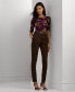 ფოტო #4 პროდუქტის Women's Floral Stretch Cotton Boatneck , Regular & Petite