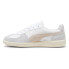 Фото #3 товара Puma Palermo Leather Lace Up Womens Beige, Grey, White Sneakers Casual Shoes 39