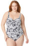 Bleu Rod Beattie Womens One-Piece Swimsuit Urban Oasis, Size 16W