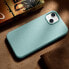 Фото #16 товара Skórzane etui iPhone 14 magnetyczne z MagSafe Litchi Premium Leather Case zielony