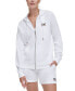 ფოტო #1 პროდუქტის Women's Rainbow Pride Zip Front Hooded Sweatshirt