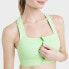 Фото #4 товара Women's Sculpt High Support Zip-Front Sports Bra - All In Motion Light Green 34B