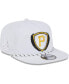Фото #2 товара Men's White Pittsburgh Pirates Golfer Tee 9FIFTY Snapback Hat