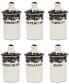 Delamere Spice Jars, Set of 6