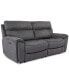 Фото #2 товара Hutchenson 2-Pc. Fabric Sectional with 2 Power Headrests
