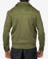 Men's Faux Suede Button Down Jacket