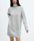 Фото #3 товара Women's Turtle Neck Dress