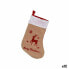 Christmas bauble Christmas Stocking Reindeer Brown 25 x 1,5 x 40 cm (12 Units)