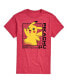 Фото #1 товара Men's Pokemon Pikachu Grid T-shirt
