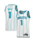 Фото #2 товара Men's and Women's LaMelo Ball White Charlotte Hornets Swingman Jersey - Association Edition