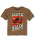 ფოტო #2 პროდუქტის Toddler Boys and Girls Brown Distressed Colorado Avalanche Hip to the Game T-shirt