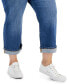 Фото #6 товара Plus Size Mid-Rise Curvy Capri Jeans, Created for Macy's