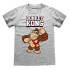 ფოტო #1 პროდუქტის HEROES Official Nintendo Donkey Kong Donkey Kong Bricks short sleeve T-shirt