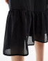 Vero Moda strappy beach mini dress in black Черный, XXS - EU 32 - фото #3