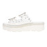 Chinese Laundry Surfs Up Clear Rhinestone Platform Womens Clear Casual Sandals