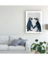 Фото #3 товара Fab Funky Penguins in Love Canvas Art - 36.5" x 48"