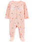 Фото #9 товара Baby Little Sister 2-Way Zip Cotton Sleep & Play Pajamas 6M