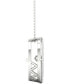 Diamond Fashion 18" Pendant Necklace (1/4 ct. t.w.) in 10k White Gold