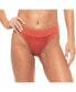 Фото #1 товара Women's Contrast Detail High Cut Banded Bikini Bottom