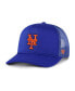 Фото #2 товара Men's Royal New York Mets Foamo Trucker Snapback Hat