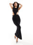 Фото #1 товара ASOS DESIGN sleeveless cut out maxi dress in black