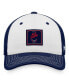 ფოტო #3 პროდუქტის Men's Navy, White Washington Capitals Block Party Snapback Hat