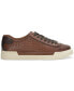 Фото #4 товара Men's Raigan Leather Low-Top Woven Sneaker