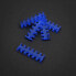 Фото #1 товара King Mod Service 12-Slot Kabelkamm 3mm klein - blau - 5er Set