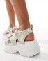 Фото #4 товара Truffle Collection super chunky sports sandals in beige