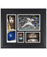 Clayton Kershaw Los Angeles Dodgers Framed 15" x 17" Player Collage with a Piece of Game-Used Ball