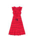 ფოტო #1 პროდუქტის Women's Giselle Maxi Dress Red Embroidery