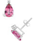Фото #1 товара Серьги Macy's Pink Topaz and Diamond