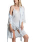 ფოტო #5 პროდუქტის Women's Luxe Satin Bridal Lingerie Camisole and Pajama Shorts, 2 Piece Set
