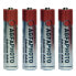 Фото #2 товара AgfaPhoto 110-802572 - Single-use battery - AAA - Alkaline - 1.5 V - 4 pc(s) - Grey - Red