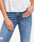 Фото #7 товара Juniors' Curvy Distressed Skinny Ankle Jeans