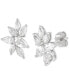 ფოტო #3 პროდუქტის Lab Grown Diamond Marquise & Pear Stud Earrings (1-1/2 ct. t.w.) in 14k White Gold