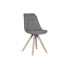 Фото #1 товара Обеденный стул DKD Home Decor полиэстер Темно-серый Дуб (48 x 44 x 84 cm)