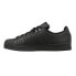 Фото #2 товара Мужские кроссовки повседневные черные кожаные низкие демисезонные Adidas Superstar Foundation