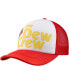 ფოტო #1 პროდუქტის Men's White, Red Mountain Dew Dew Crew Foam Trucker Adjustable Hat