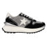 Фото #1 товара Vintage Havana Major Platform Womens Black, Silver, White Sneakers Casual Shoes