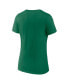 Women's Green Notre Dame Fighting Irish Evergreen Campus V-Neck T-shirt