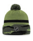 Фото #3 товара Men's Camo Dallas Stars Military-Inspired Appreciation Cuffed Knit Hat with Pom