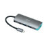 Фото #7 товара Док-станция I-Tec Metal USB-C Nano Dock 4K HDMI + Power Delivery 100 W - Wired - USB 3.2 Gen 1 (3.1 Gen 1) Type-C - 100 W - Silver - Turquoise - MicroSD (TransFlash) - SD - 3840 x 2160 pixels